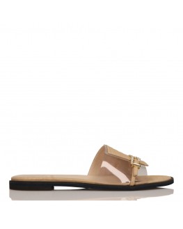 gold mules wide fit