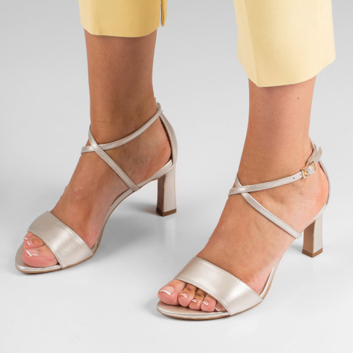 Silver sandals