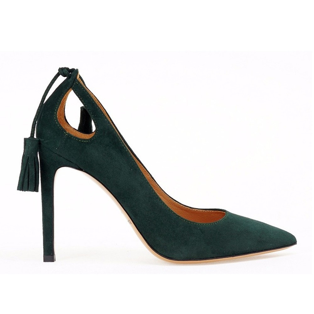 Emarald and green heels